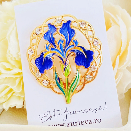Brosa Floare Iris, Brose Dama, Brose Flori [3]