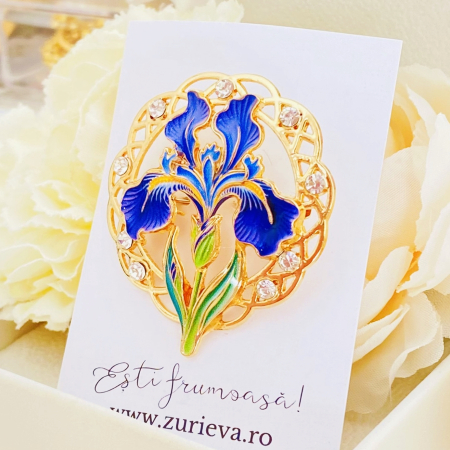 Brosa Floare Iris, Brose Dama, Brose Flori [2]