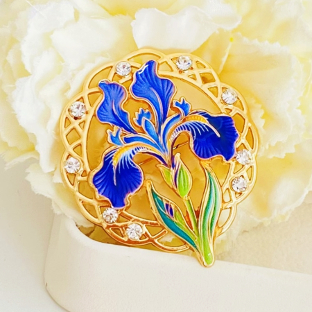 Brosa Floare Iris, Brose Dama, Brose Flori [4]