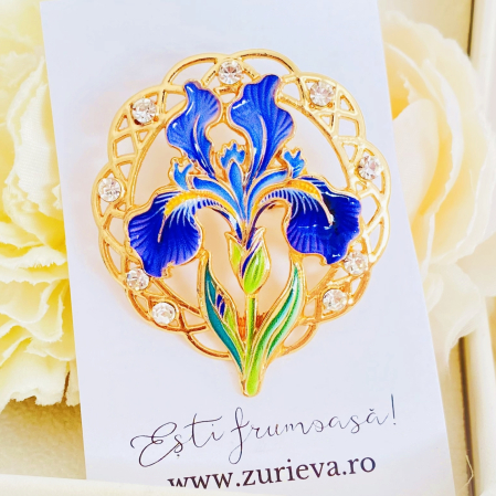 Brosa Floare Iris, Brose Dama, Brose Flori [5]