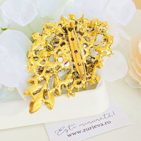 Brosa Cristale Maro XL, Brose Dama, Brose Elegante [4]