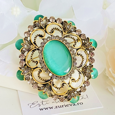 Brosa Eleganta Verde, Brose Dama, Brose Elegante [4]