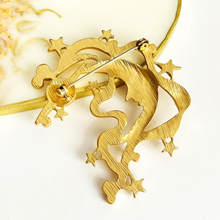 Brosa Luna Aurie, Moon, Brosa Dama Femei [2]