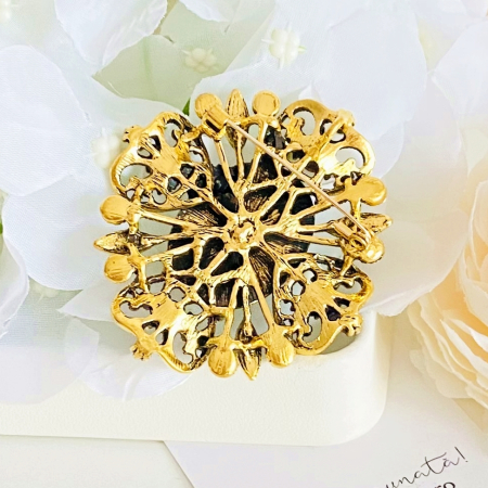 Brosa Eleganta Rosu Verde, Brose Dama, Brose Elegante [6]