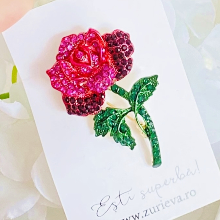 Brosa Trandafir Roz, Brose Dama, Brose Elegante [8]