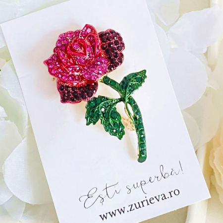 Brosa Trandafir Roz, Brose Dama, Brose Elegante [5]