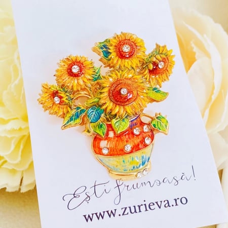 BROSE - Brosa Vaza Floarea Soarelui, Brose Dama, Brose Flori