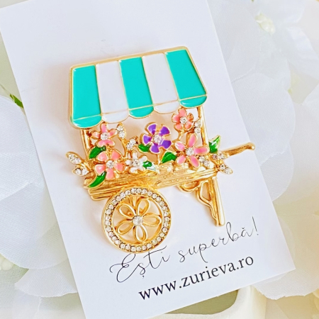 BROSE - Brosa Casuta cu Flori, Brose Dama, Brose Elegante