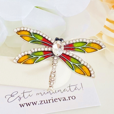 BROSE - Brosa Libelula Colorata, Brose Dama, Brose Elegante