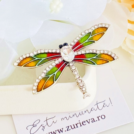 Brosa Libelula Colorata, Brose Dama, Brose Elegante [1]