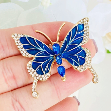 Brosa Fluturas Albastru, Brose Dama, Brose Elegante [2]