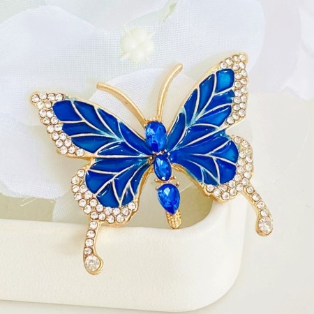 Brosa Fluturas Albastru, Brose Dama, Brose Elegante [4]