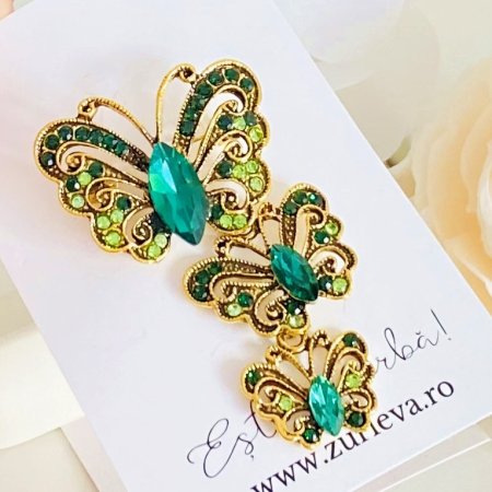 Brosa Fluturasi Verzi, Brose Dama, Brose Elegante [6]