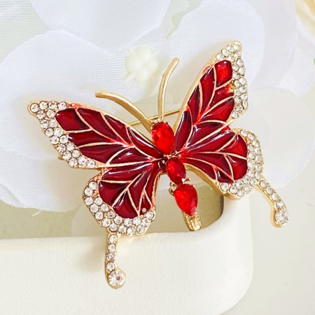 BROSE - Brosa Fluturas Rosu, Brose Dama, Brose Elegante