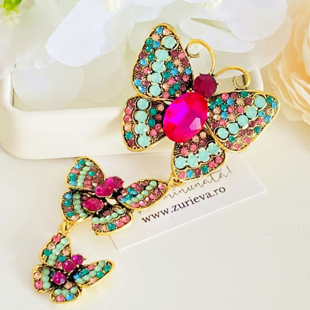 Brosa Fluture Multicolor, Brose Dama, Brose Elegante [4]