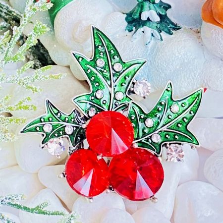 Brosa Craciunita Argintie, Brose Craciun, Brosa Statement, Brose Femei [5]