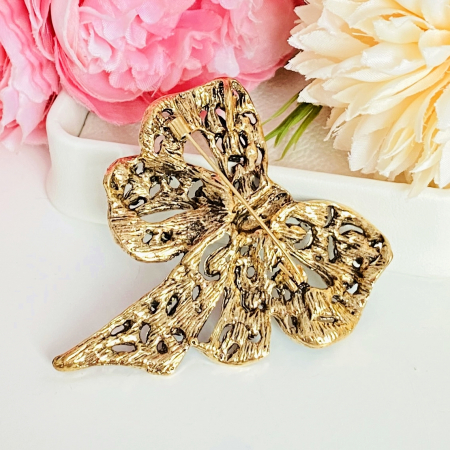 Brosa Funda Cristale Albastre, Brosa Statement, Brose Femei [3]