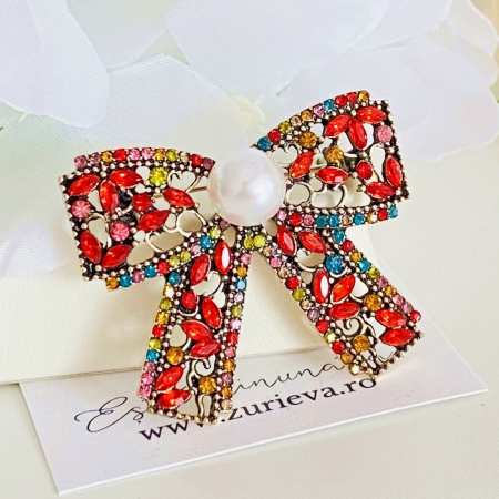 Brosa Funda Cristale Colorate, Brose Dama, Brose Elegante [3]