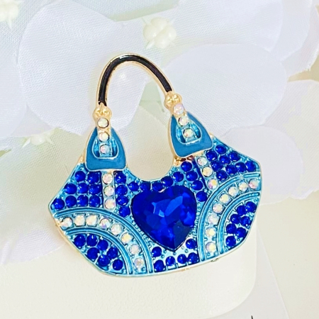 BROSE - Brosa Geanta Albastra, Brose Dama, Brose Elegante