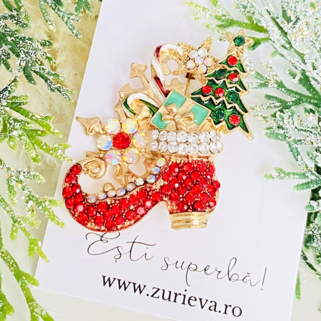 BROSE - Brosa Ghetuta Craciun, Brosa Statement, Brose Femei