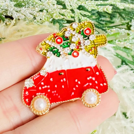 Brosa Masinuta Craciun, Brosa Statement, Brose Femei [3]