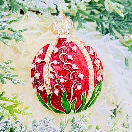 Brosa Glob Craciun - Craciun, Brosa Statement, Brose Femei [6]