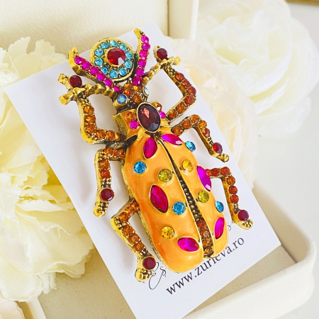 Brosa Scarabeu Cristale, Brose Dama, Brose Mari Elegante [6]