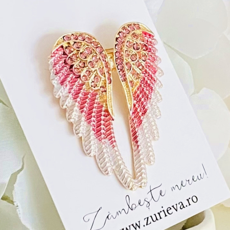 Brosa Aripi Inger Roz, Brose Dama, Brose Elegante [2]