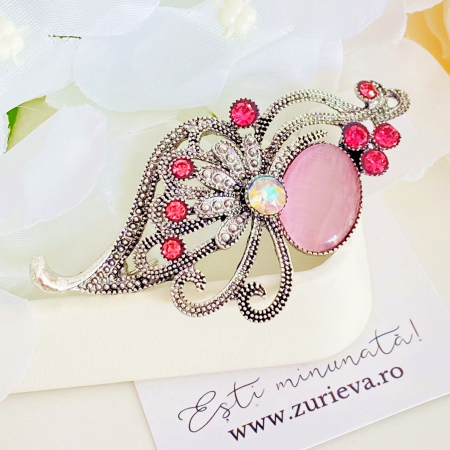 BROSE - Brosa Argintie - Roz, Brose Dama, Brose Elegante