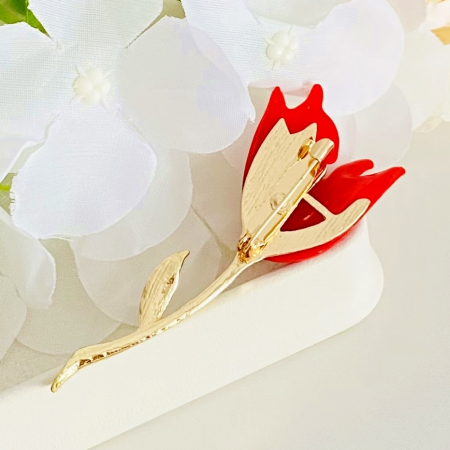 Brosa Lalea Rosie, Brose Dama, Brose Elegante [4]