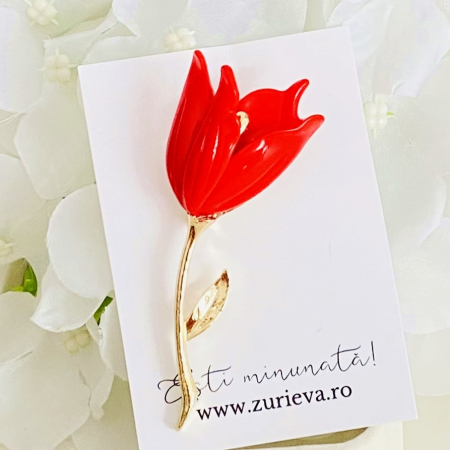 BROSE - Brosa Lalea Rosie, Brose Dama, Brose Elegante