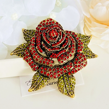 BROSE - Brosa Trandafir Rosu Mare, Brose Dama, Brose Elegante