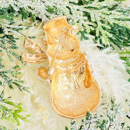 Brosa Om Zapada Fular Albastru, Brosa Statement, Brose Femei [9]