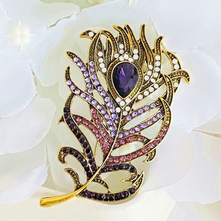 BROSE - Brosa Pana Paun Mov, Brose Dama, Brose Elegante