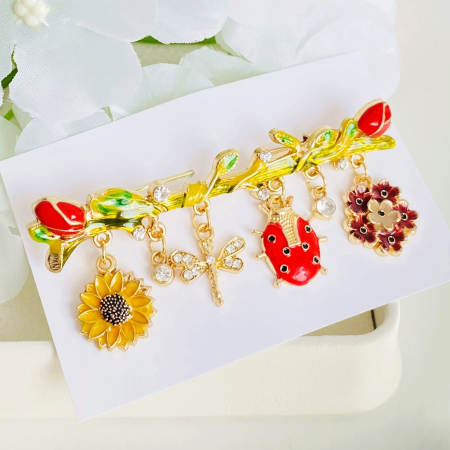 Brosa Flori & Insecte, Brosa Dama Femei [4]