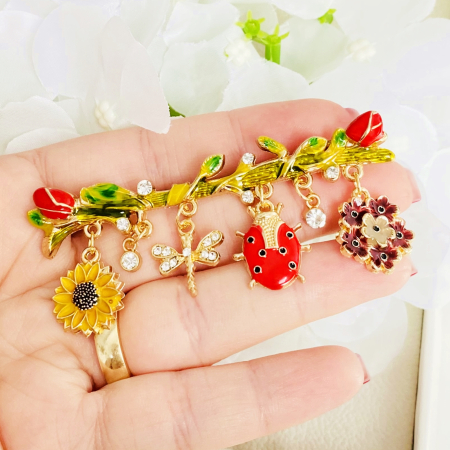 Brosa Flori & Insecte, Brosa Dama Femei [3]