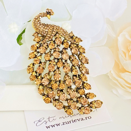 BROSE - Brosa Paun Cristale Maro, Brose Dama, Brose Elegante