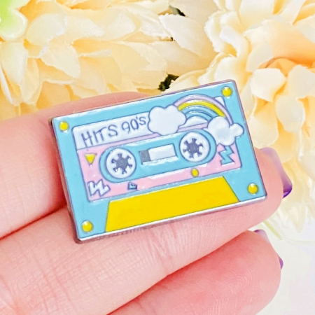 Brosa Pin Caseta Anii 90, Brosa Dama Femei [4]