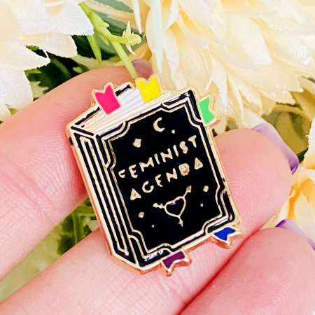 Brosa Pin Agenda Feminista, Brosa Dama Femei [3]