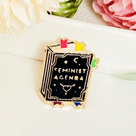 Brosa Pin Agenda Feminista, Brosa Dama Femei [2]