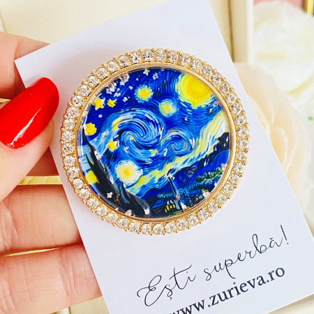 Brosa Starry Night, Brose Dama, Brose Mari Elegante [3]