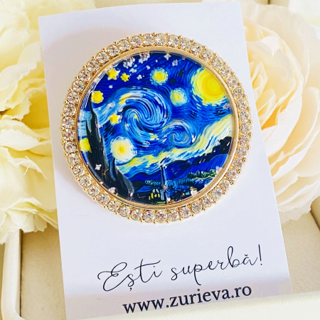 Brosa Starry Night, Brose Dama, Brose Mari Elegante [1]