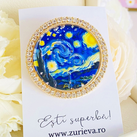 Brosa Starry Night, Brose Dama, Brose Mari Elegante [8]