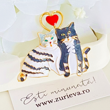 BROSE - Brosa Pisici Indragostite, Brose Dama, Brose Elegante