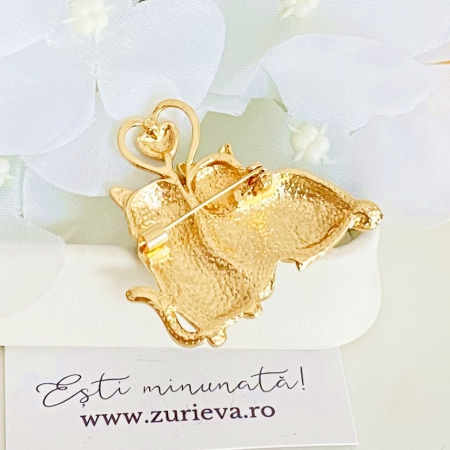 Brosa Pisici Indragostite, Brose Dama, Brose Elegante [4]