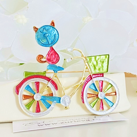 BROSE - Brosa Pisica pe Bicicleta, Brose Dama, Brose Elegante