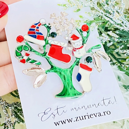 Brosa Pom Craciun, Brosa Statement, Brose Femei [3]