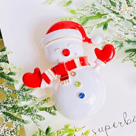 BROSE - Brosa Om Zapada Manusi Rosii, Brosa Statement, Brose Femei