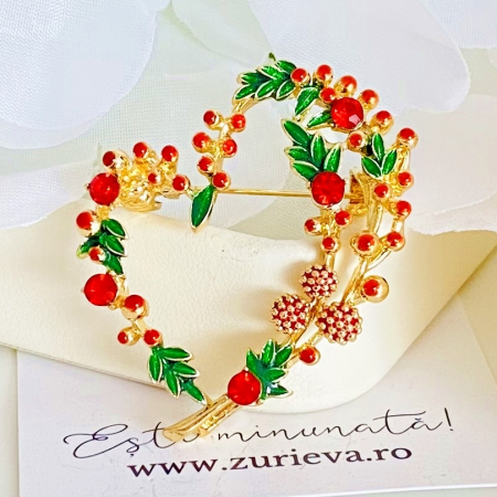 Brosa Inima Fragi, Brose Dama, Brose Elegante [3]