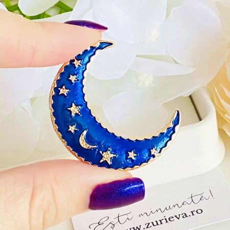 BROSE - Brosa Semiluna Albastra, Brose Dama, Brose Elegante